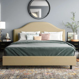 Alfred Upholstered Bed (Choose size, fabric, colour & legs)