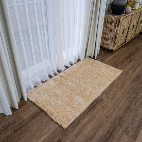 Fluffy rug-Beige -Medium Pile
