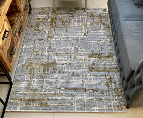 Pricus rug-Grey Gold-Medium Pile-Multiple Sizes