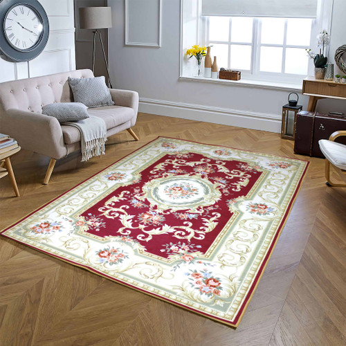 Axon rug-Multi-Coloured -Low Pile 150 x 220 cm (4.9 x 7.2 ft)