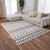 Fes rug-White Grey-Fluffy Pile-Multiple Sizes Fes rug-White Grey-Fluffy Pile-Multiple Sizes