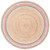 Elassona Round rug-Natural Beige Multi-Coloured-Low Pile-Multiple Sizes