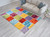 Rainbow rug-Multi-Coloured-Low Pile-Multiple Sizes