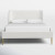 Harold Upholstered Bed (Choose size, fabric, colour & legs)