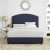 Henry Upholstered Bed (Choose size, fabric, colour & legs)