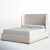 Harry Upholstered Bed (Choose size, fabric, colour & legs)