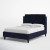 Herbert Upholstered Bed (Choose size, fabric, colour & legs)