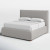 Leonard Upholstered Bed (Choose size, fabric, colour & legs)