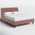 Stanley Upholstered Bed (Choose size, fabric, colour & legs)