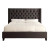 Leslie Upholstered Bed (Choose size, fabric, colour & legs)