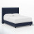 Percy Upholstered Bed (Choose size, fabric, colour & legs)