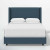 Percy Upholstered Bed (Choose size, fabric, colour & legs)