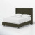 Percy Upholstered Bed (Choose size, fabric, colour & legs)