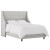 David Upholstered Bed (Choose size, fabric, colour & legs)