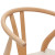 Solid Beech Wood Chair with Paper Cord (Brown)