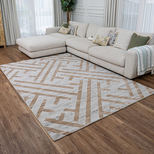Lupin rug-Grey Beige-Medium Pile-Multiple Sizes Lupin rug-Grey Beige-Medium Pile-Multiple Sizes