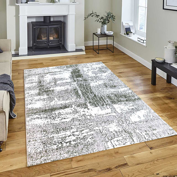 Dew rug-Beige Green-Medium Pile-Multiple Sizes Dew rug-Beige Green-Medium Pile-Multiple Sizes