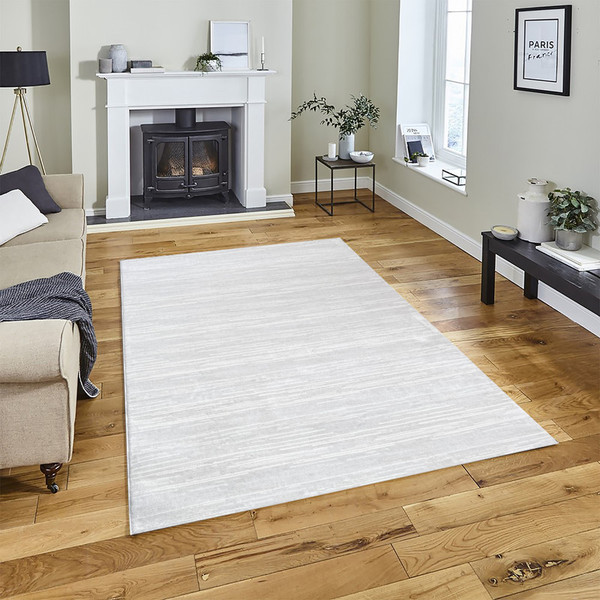 Snow rug-White-Medium Pile-Multiple Sizes