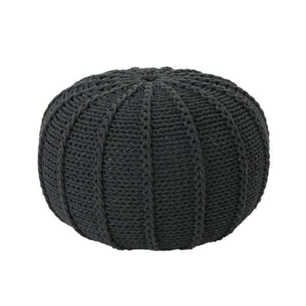 Istanbul Cotton Pouf Black (Made on order)