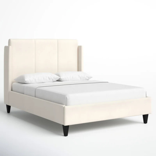 Herbert Upholstered Bed (Choose size, fabric, colour & legs)