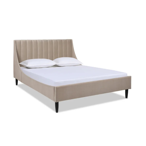 Stanley Upholstered Bed (Choose size, fabric, colour & legs)