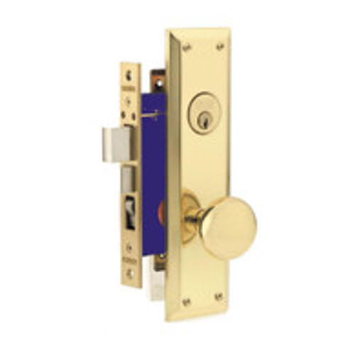 Marks Metro Mortise Lockset 91A/3-X 1-1/4" x 8" Faceplate