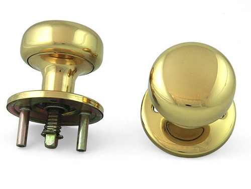 Progressive - Thru Bolted Knobs Assembly K6220-03 For Mortise Locks Polished Brass