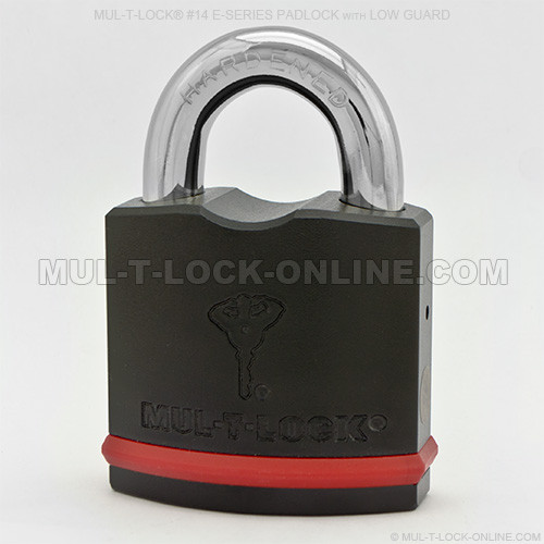 MUL-T-LOCK #14 E-Series Padlock with Low Guard (9/16" Shackle) MUL-T-LOCK #14 E-Series Padlock with Low Guard (9/16" Shackle)