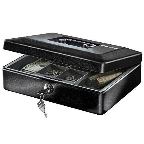 SentrySafe CB-12 Cash Box with Money Tray and Key Lock SentrySafe CB-12 Cash Box with Money Tray and Key Lock