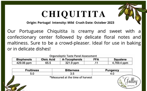 Chiquitita Extra Virgin Olive Oil