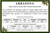 Arbasona Extra Virgin Olive Oil description tag with antioxidant and nutrient values