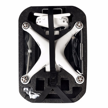 Case Hard Shell Box for DJI Phantom 2 3s Standard FPV Drone black color