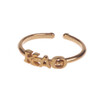 Kappa Alpha Theta Gold Adjustable Ring