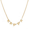 Kappa Kappa Gamma Gold Letter Necklace