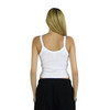 Alpha Phi Cropped Tank in White Back