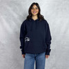 Alpha Phi Navy Hoodie front