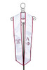 Alpha Phi Graduation Stole in White - Class of 2026