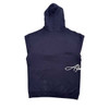 Alpha Chi Omega Navy Hoodie back flat