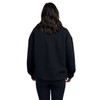 Kappa Kappa Gamma Sweatshirt Black Crewneck with silver logo back