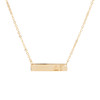 Delta Gamma Gold Bar Necklace