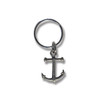 Delta Gamma Anchor Keychain in Silver
