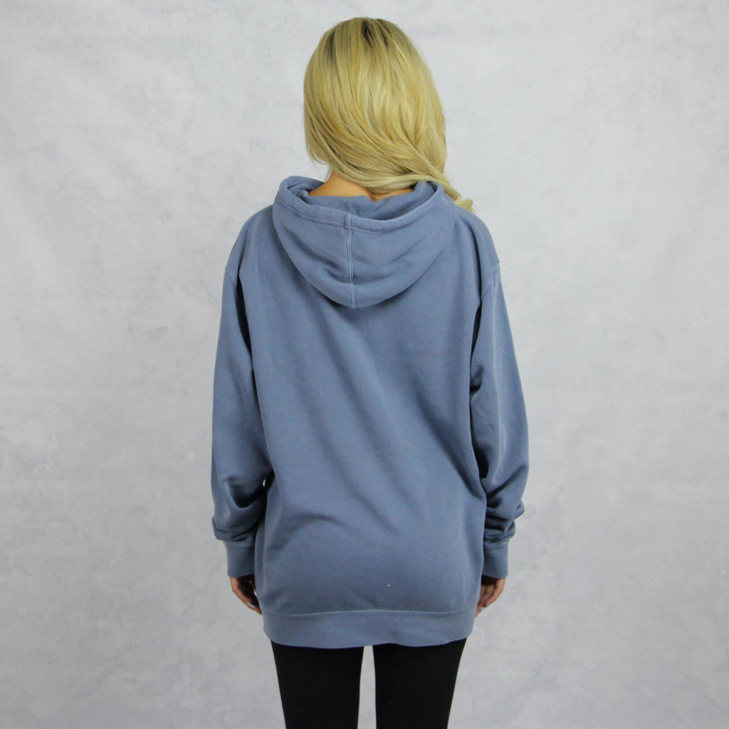 Pi Beta Phi Blue Hoodie Back