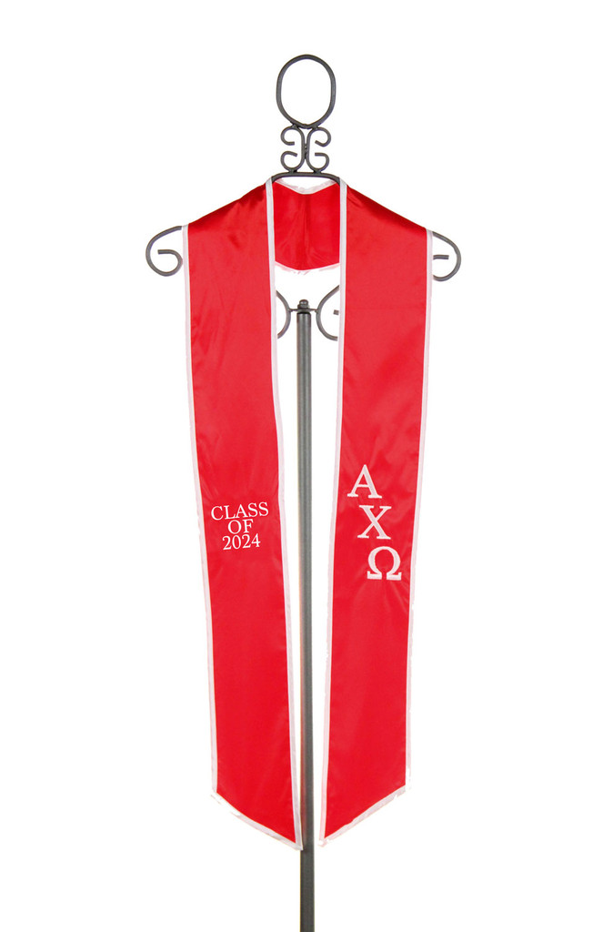 Alpha Chi Omega Graduation Stole - Class of 2024