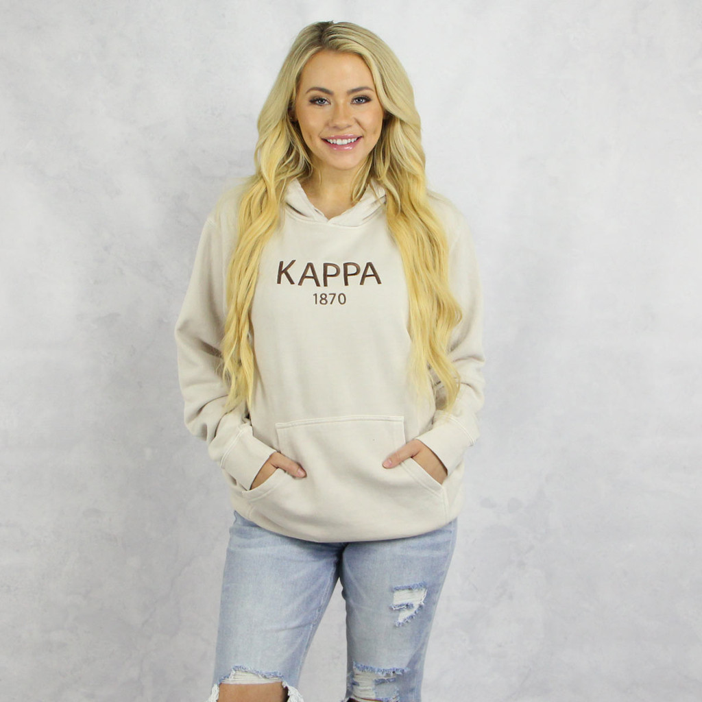 Kappa Kappa Gamma hoodie sweatshirt unisex cream