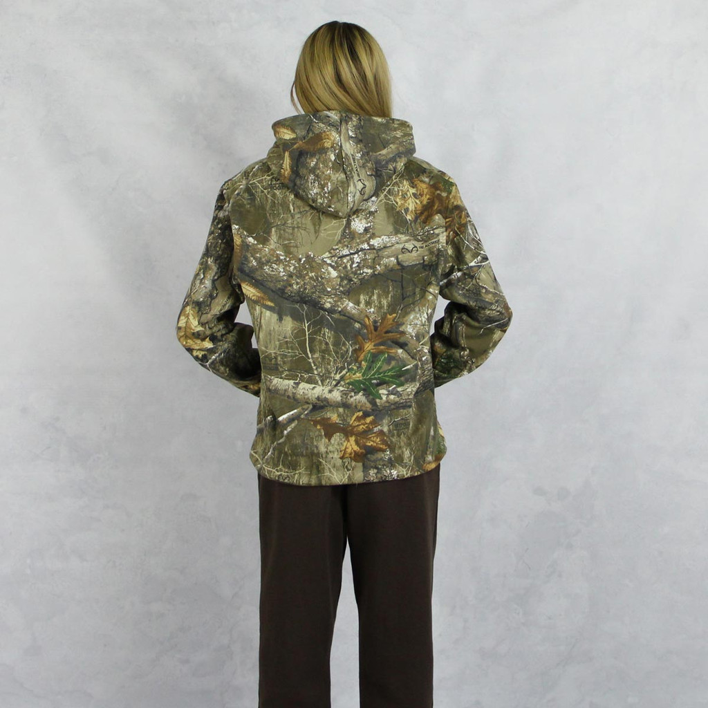 Alpha Phi Camo Hoodie Back