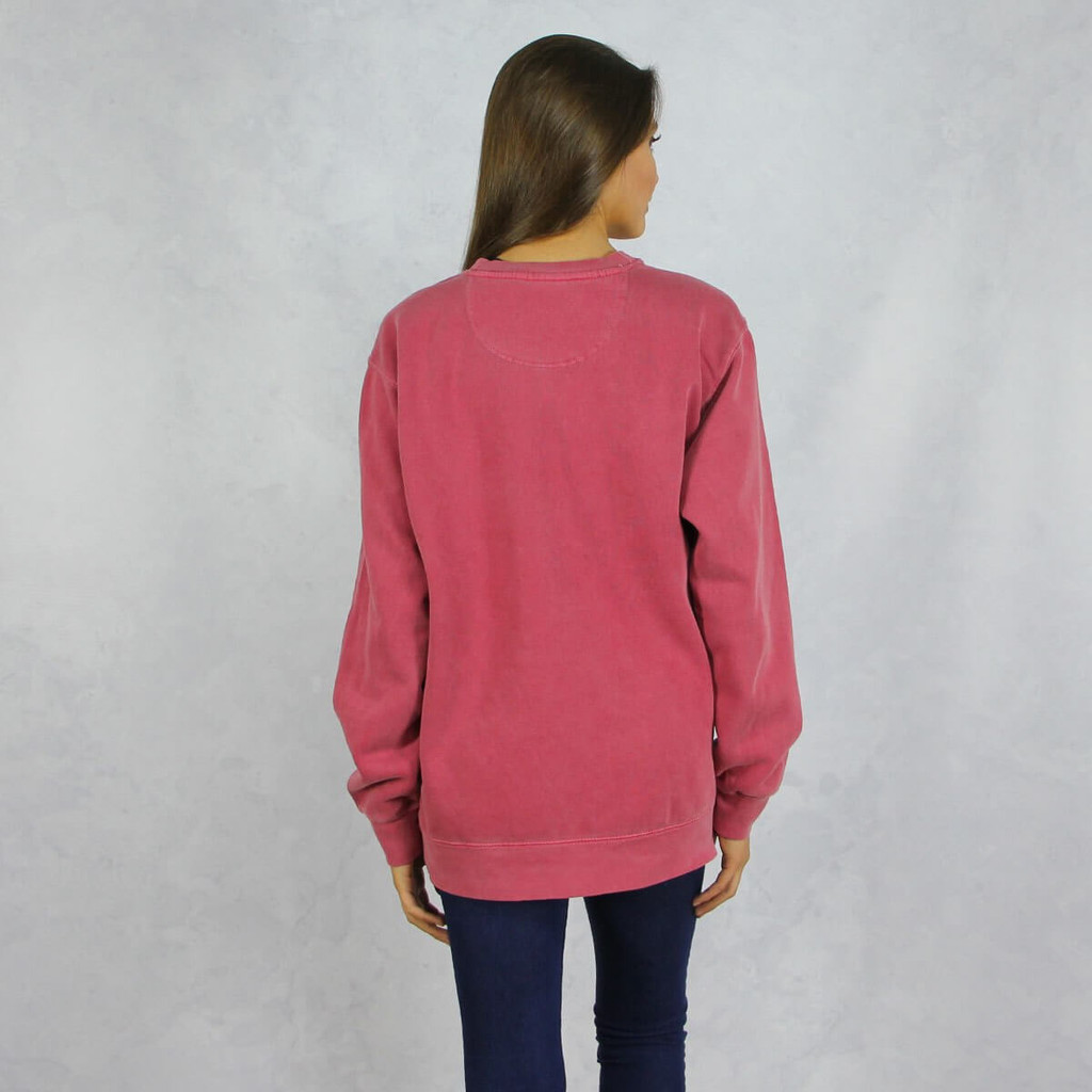 Gamma Phi Beta Comfort Colors Sweatshirt in Red Back