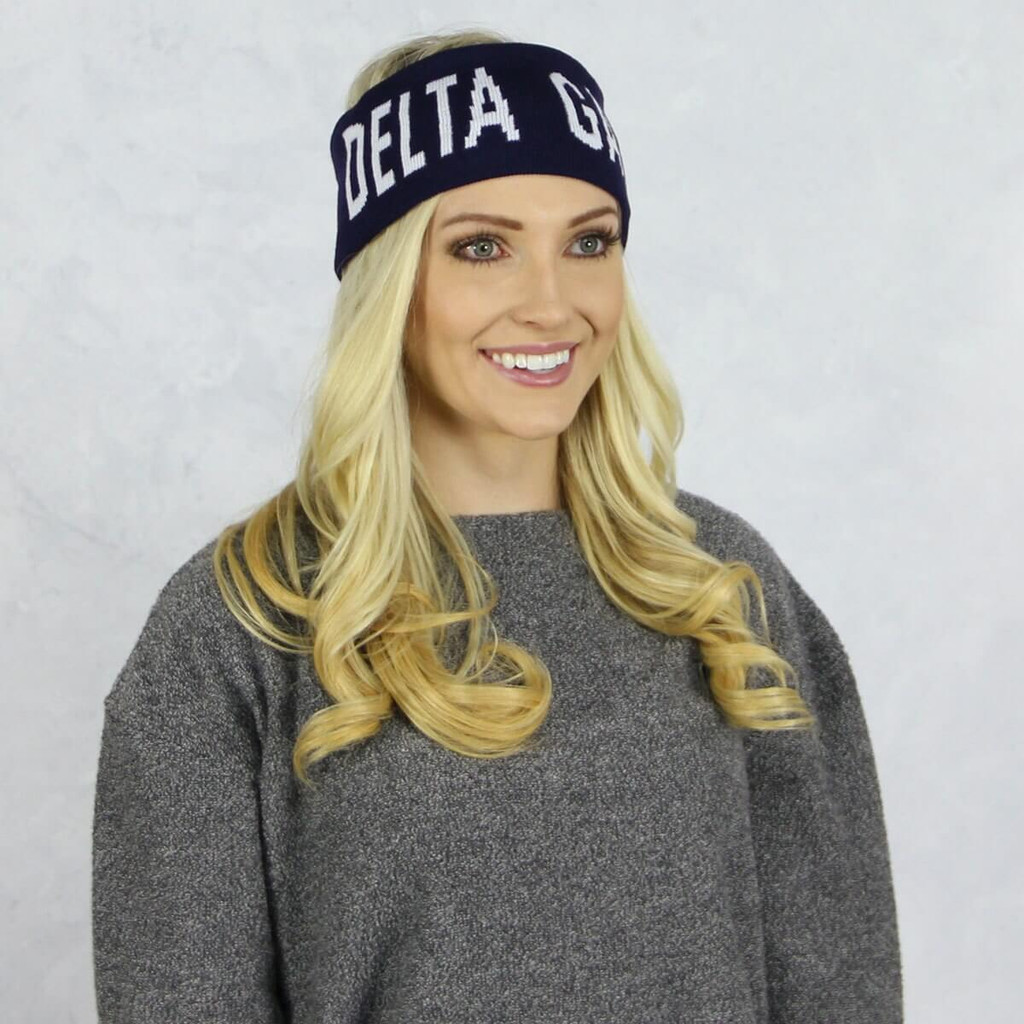 Delta Gamma Reversible Headband and Ear Warmer