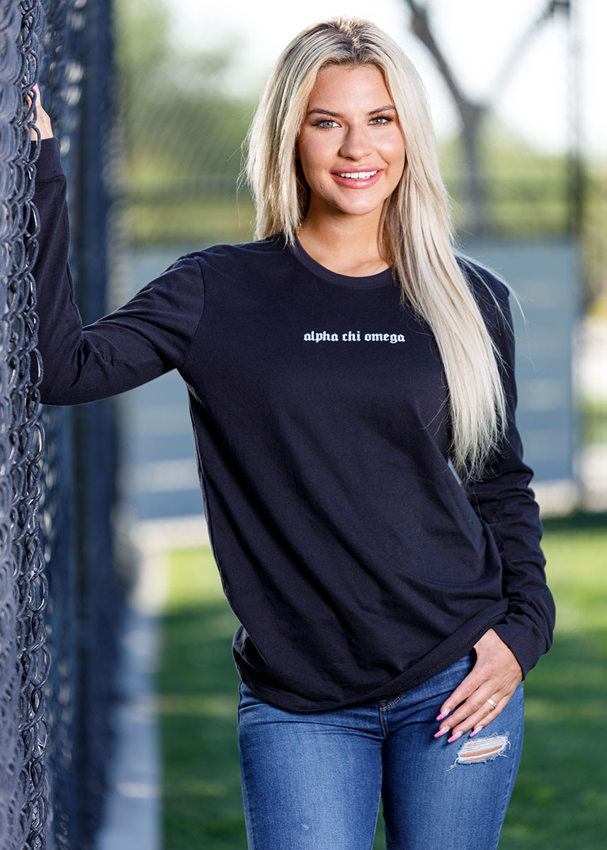 chi omega boyfriend shirt