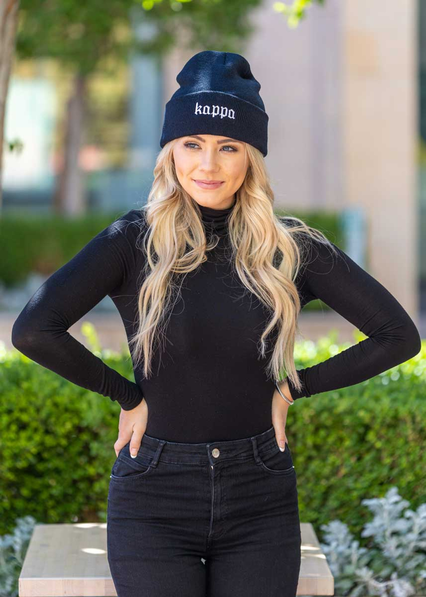 Sorority Kappa Kappa Beanie | Gamma Black Specialties