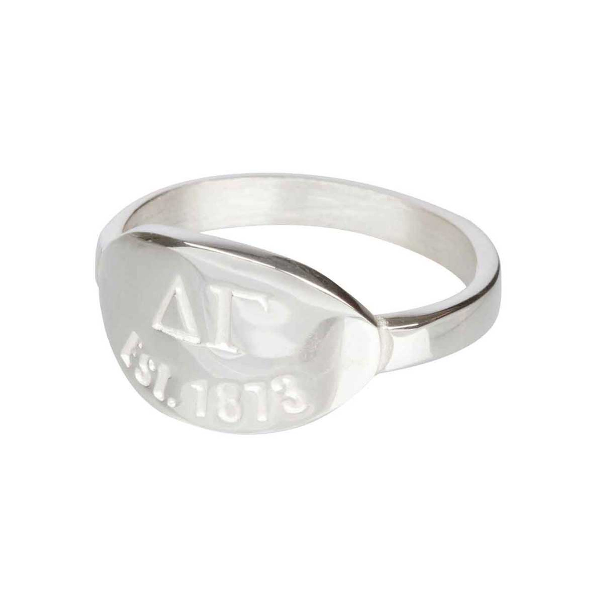 Delta Gamma - Silver Ring | Sorority 